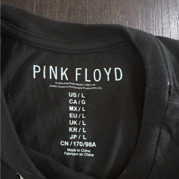Pink Floyd Crop Sleeveless Band T-shirt Lace Trim Size Large - Picture 6 of 8
